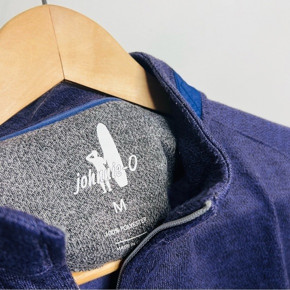 Johnnie-O Purple Jam Reflex Prep-Formance 1/4 Zip Pullover M - Picture 3 of 6